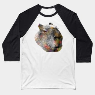 Capybara Disco Baseball T-Shirt